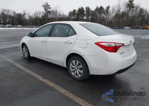 2016 Toyota Corolla Le from USA, damaged, VIN 5YFBURHE1GP438480